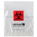 BAG SPECIMEN BIOHAZARD 12X13X4CLEAR BLK/RED 1000/CS
