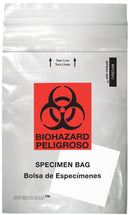 BAG TRANSPORT SINGLE ZIP CLSRW/FLAP 6X9 CLR 100/PK 10PK/CS