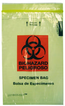 BAG TRANSPORT SINGLE ZIP CLSRW/FLAP 6X9 YEL 100/PK 10PK/CS
