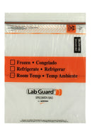 BAG SPECIMEN TRNSPRT SNGL ZIPCL 8X10 1.75MIL 50/PK 20PK/CS