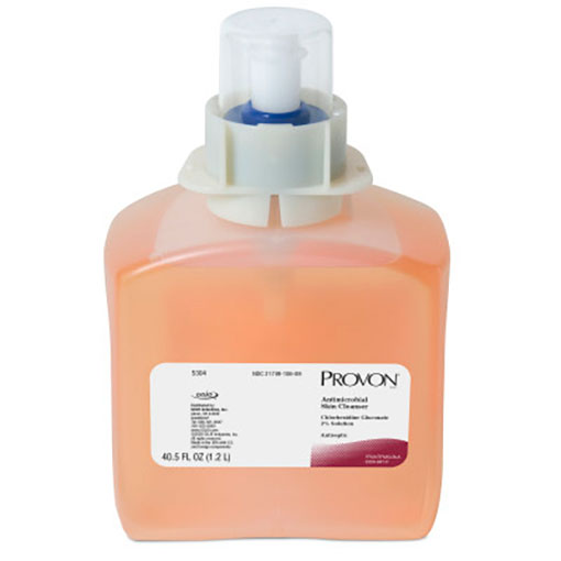 PROVON Foaming Antimicrobial Skin Cleanser with 2% CHG Refill  For FMX-12 (1200 mL) (3/Case)