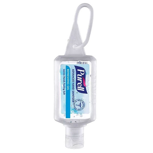 PURELL Advanced Hand Sanitizer - 1 fl oz Bottle  With JELLY WRAP Carrier (36/Case)