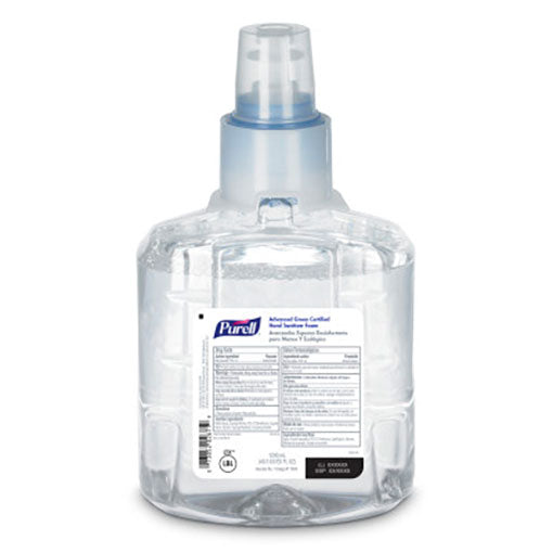 PURELL Advanced Hand Sanitizer Green Certified Foam Refill  For LTX-12 (1200 mL) (2/Case)
