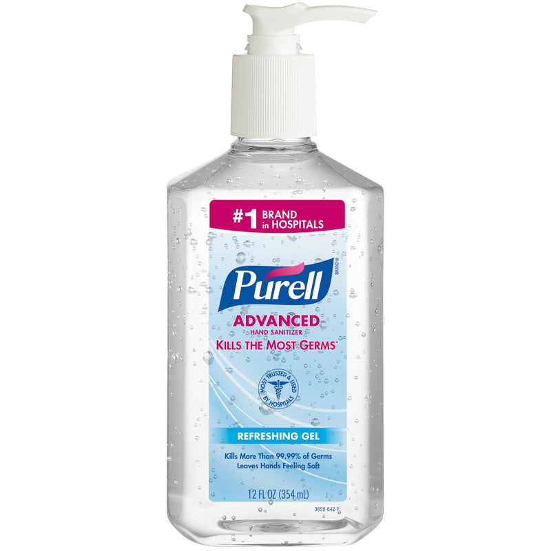 PURELL Advanced Instant Hand Sanitizer - Pump Bottle - 12 fl oz