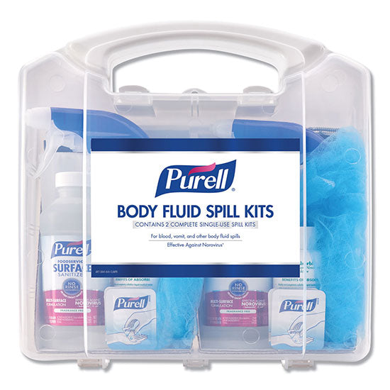 PURELL Body Fluid Spill Kit  Clamshell Case (8/Case)