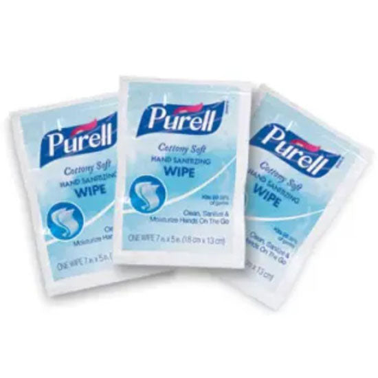 PURELL Cottony Soft Hand Sanitizing Wipes  Display Box of 40 Packets (12/Case)