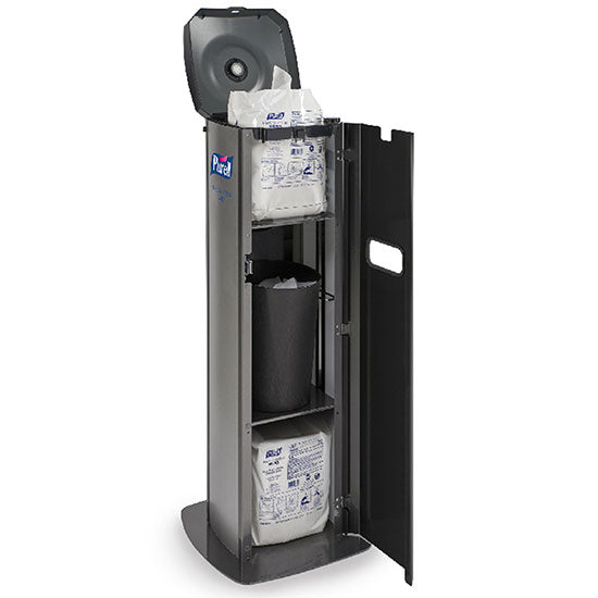 PURELL DS360 High Capacity Hand Sanitizing Wipes Station - Open