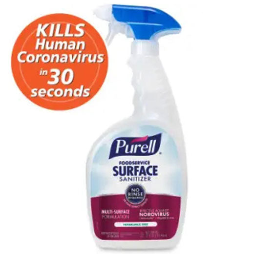 PURELL Foodservice Surface Sanitizer Spray (6/Case)  Bottles with Triggers Attached