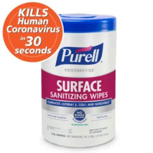 PURELL Foodservice Surface Sanitizing Wipes Canister