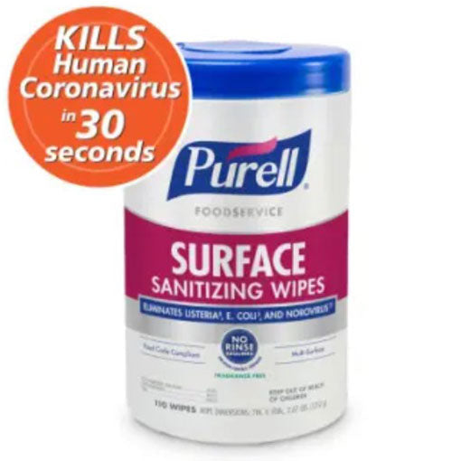 PURELL Foodservice Surface Sanitizing Wipes Canister