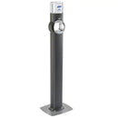 PURELL FS6 Floor Stand Dispenser  Graphite
