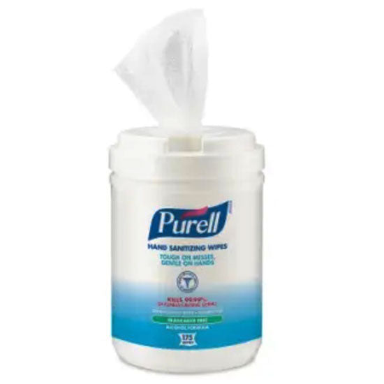 PURELL Hand Sanitizing Wipes Canister  175 Wipes (6/Case)