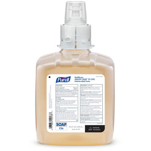 PURELL Healthcare HEALTHY SOAP 2% CHG Antimicrobial Foam Refill  For CS6 (1200 mL) (2/Case)