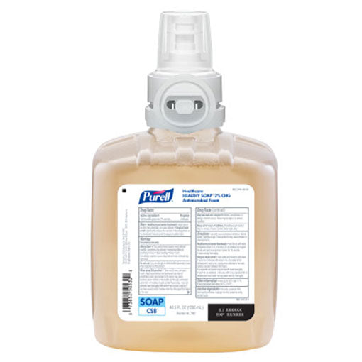 PURELL Healthcare HEALTHY SOAP 2% CHG Antimicrobial Foam Refill  For CS8 (1200 mL) (2/Case)