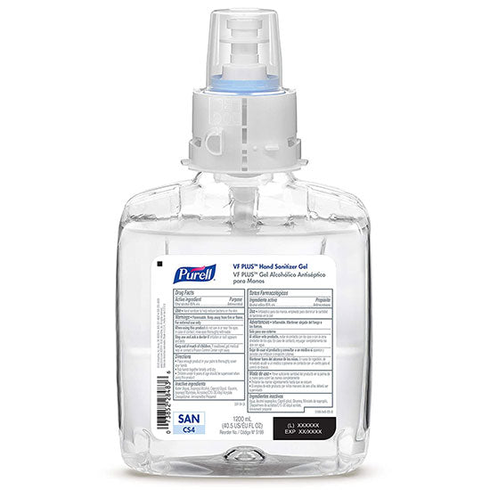 PURELL VF PLUS Hand Sanitizer Gel Refill  For ES8 (1200 mL) (2/Case)