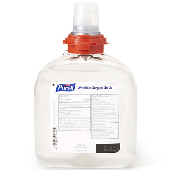 PURELL Waterless Surgical Scrub Gel Refill  For TFX Dispenser (1200 mL) (4/Case)