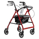 Dynarex DynaGo Quad 6 - Aluminum  Red