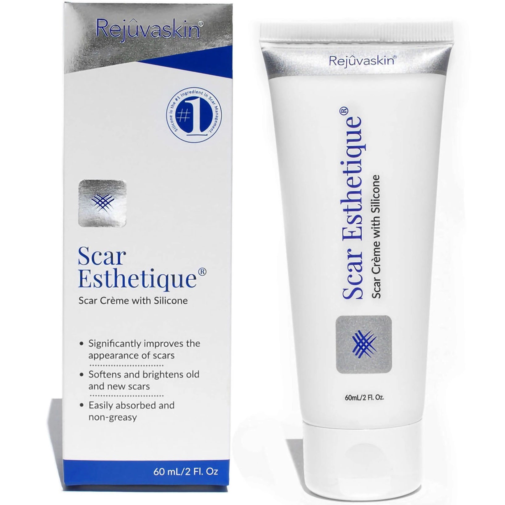 Rejuvaskin Scar Esthetique Scar Creme with Silicone