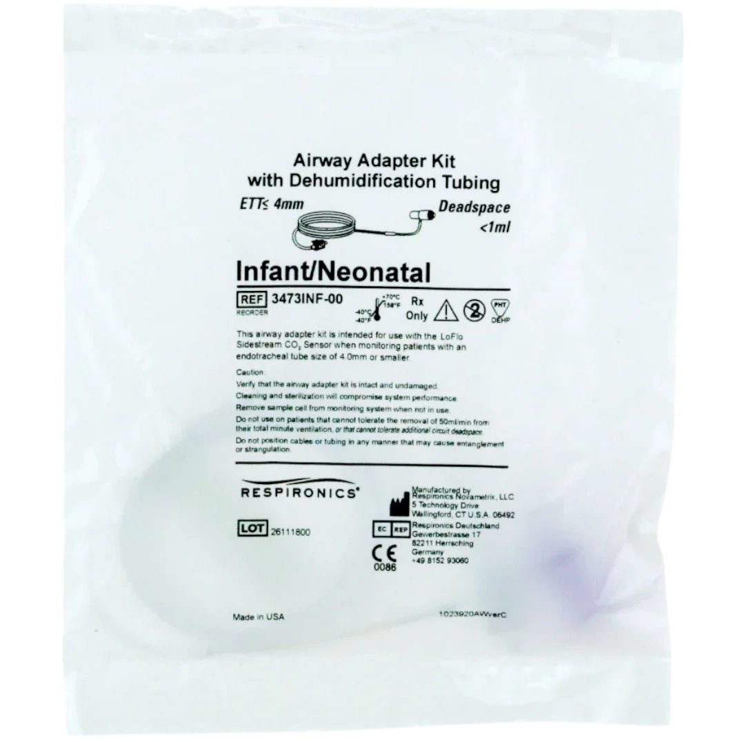 Respironics Airway Adapter Set - Infant/Neonatal packaging