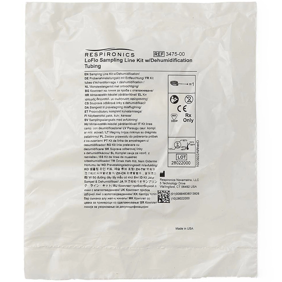 Respironics LoFlo Sampling Line Kit packaging