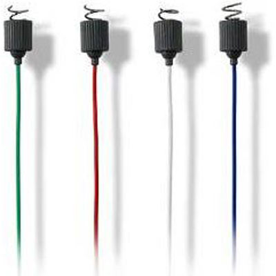 Rhythmlink Disposable Corkscrew Subdermal Needle Electrode - 4-Color Group