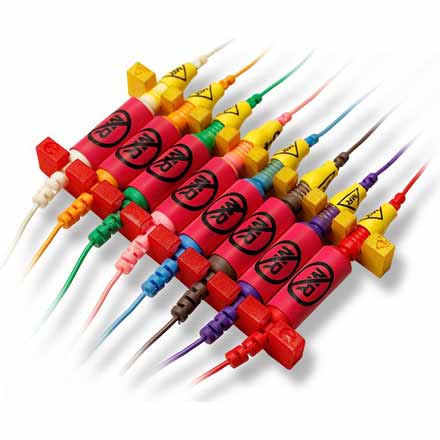 Rhythmlink Disposable MR Conditional EEG Cup Electrode with LeadLock