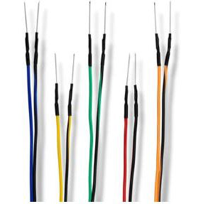 Rhythmlink Disposable Paired 19 mm Subdermal Needle Electrodes (10/Box)  2.5 m