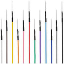 Rhythmlink Disposable Single 13 mm Subdermal Needle Electrode (24/Box)  2.5 m Lead Length - 12-Color Group
