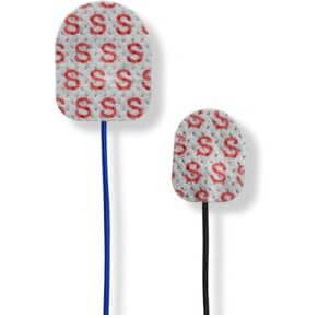 Rhythmlink Disposable Stimulating Sticky Pad EMG Surface Electrode (80/Box)  Large Pad, 2.5 m Lead Length