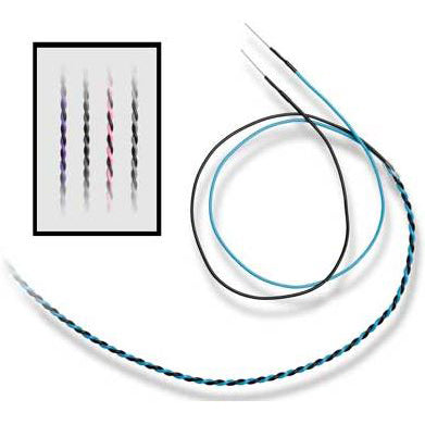 Rhythmlink Disposable Twisted 13 mm Subdermal Needle Electrodes (10/Box)  Leadwire Color Group 1