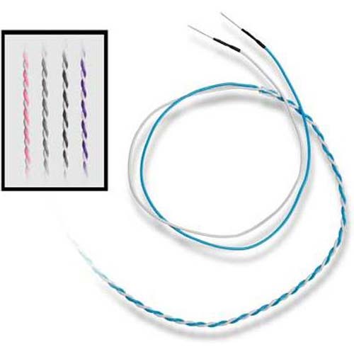 Rhythmlink Disposable Twisted 13 mm Subdermal Needle Electrodes (10/Box)  Leadwire Color Group 2
