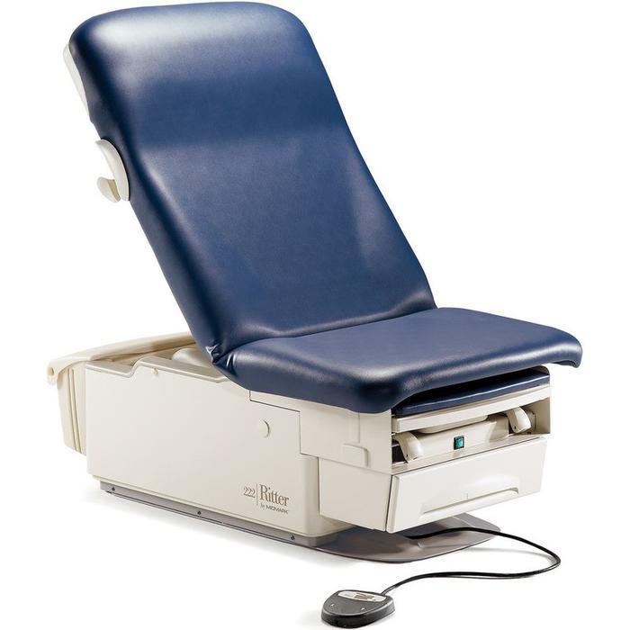 Ritter 222 Barrier-Free Power Examination Table  With Pelvic Tilt and Drawer Heater