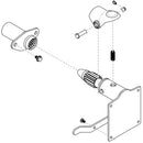 Ritter 253 Mounting Hardware - 9A619001 (Spline for Models 204,22X,604,62X)