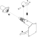 Ritter 253 Mounting Hardware  Extended Spline for Model 625