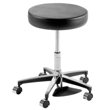 Ritter 276 Air Lift Foot Operated Stool with Auto Locking Casters 