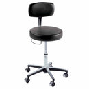 Ritter 277 Air Lift Hand Operated Stool with Auto Locking Casters 