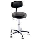 Ritter 277 Air Lift Hand Operated Stool with Glides 