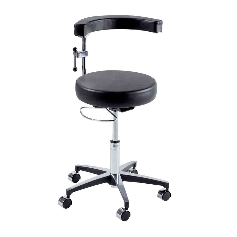 Ritter 279 Air Lift Surgeon Stool with Locking Casters 