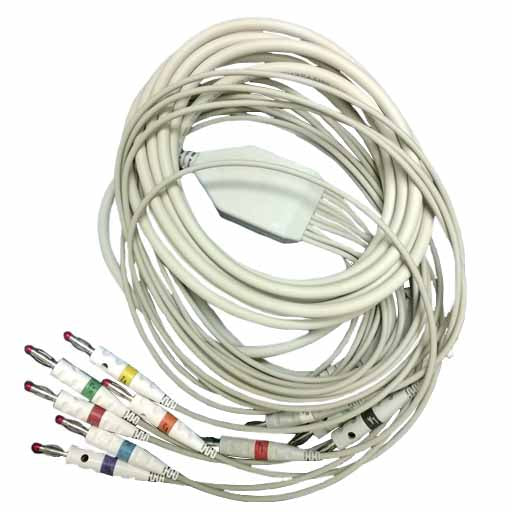 Schiller 10-Lead Patient Cable  Banana Plug