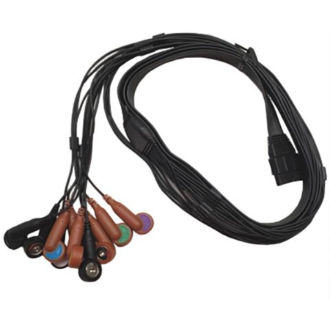 Schiller 10-Wire Patient Cable AHA for FT-1  Snap Type