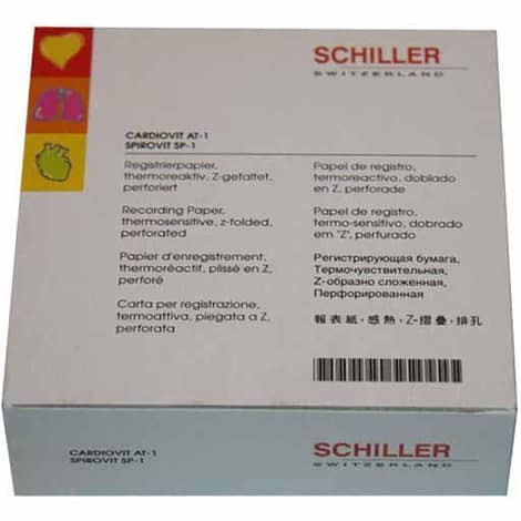 Schiller AT-1/SP-1 Recording Paper  Case (25 Packs)