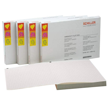 Schiller AT-10 Plus Recording Paper  Case of 10 Packs