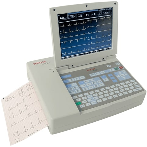 Schiller Cardiovit AT-10 Plus ECG Machine  With Wireless LAN/VGA Output