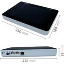 Schiller CARDIOVIT FT-1 EKG ports and dimensions