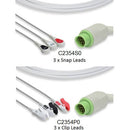 Schiller One Piece ECG Cable 