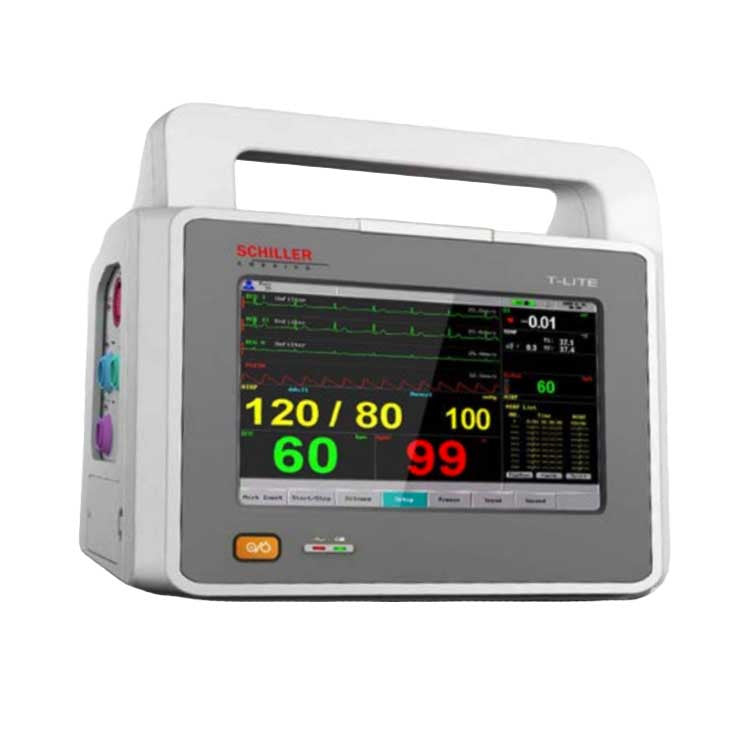 Schiller T-Lite Patient Monitor  Monitor with Built-In Printer and ETCO2