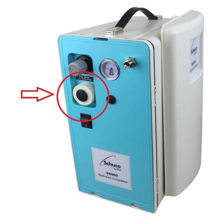 Schuco S6000 Medical Air Compressor Filter