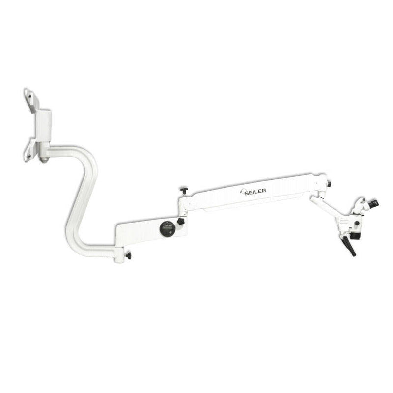 Seiler Alpha Air 3 Dental Microscope  Inclinable Head; High Wall Mount