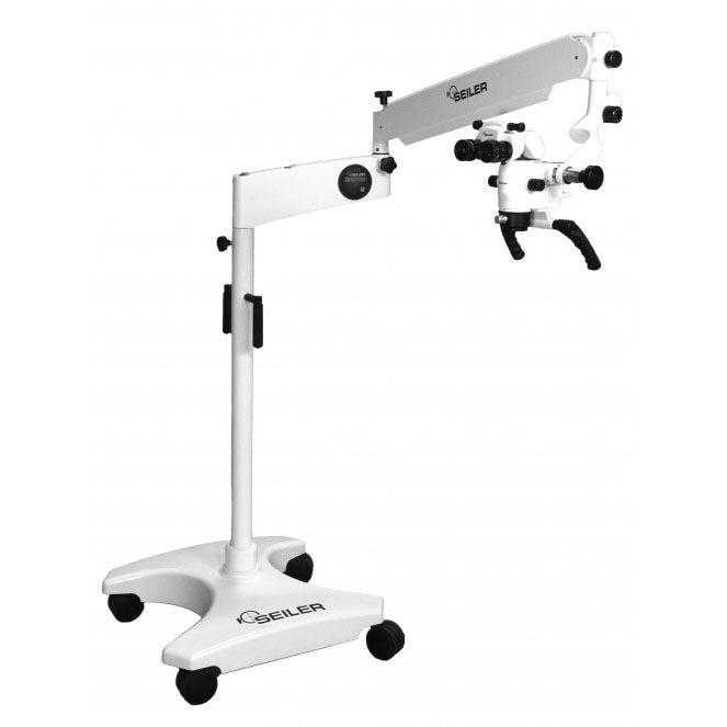 Seiler Alpha Air 3 Dental Microscope  Inclinable Head; Floor Stand