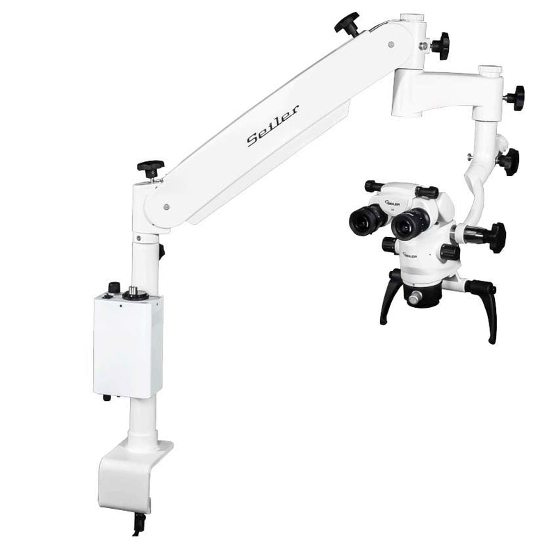 Seiler Alpha Air 6 Dental Microscope  Inclinable Head; Tabletop Mount